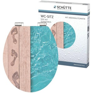 Schütte WC-Sitz POOLSIDE, High Gloss mit MDF Holzkern