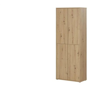 Mehrzweckschrank  Bolognano ¦ holzfarben ¦ Maße (cm): B: 74,3 H: 192 T: 34.8