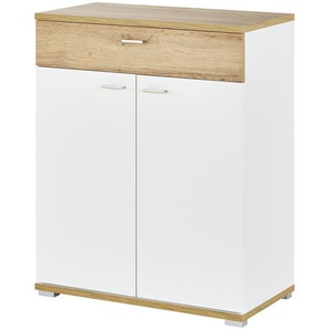 Schuh- und Mehrzweckschrank  Garda ¦ weiß ¦ Maße (cm): B: 74 H: 95 T: 40.0