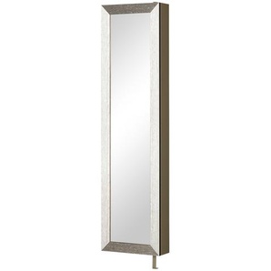 Schuh- und Mehrzweckschrank - grau - Materialmix - 47 cm - 186 cm - 18 cm | Möbel Kraft