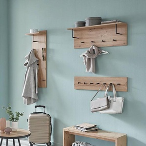Schuhbank Dunnet 80 x 40 x 30cm Braun/Wildeiche Dekor