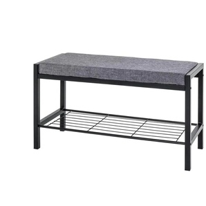 Schuhbank   ¦ grau ¦ Maße (cm): B: 80 H: 48