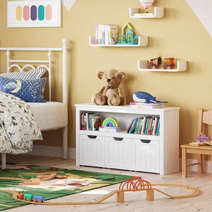 Schuhbank Harwich 102 x 60 x 30cm Weiß