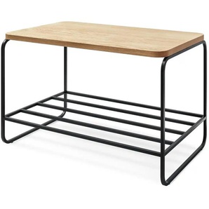 Schuhbank   ¦ schwarz ¦ Maße (cm): B: 67 H: 42 T: 39.0