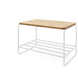 Schuhbank - weiß - Materialmix - 67 cm - 42 cm | Möbel Kraft
