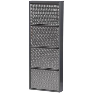 Schuhschrank Cabinet 140cm Grau