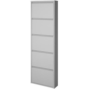 Schuhkipper Cabinet 174cm Silber