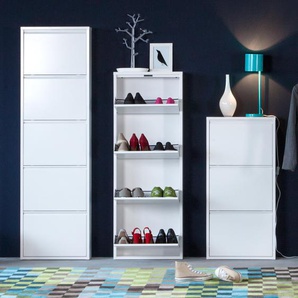 Schuhkipper Cabinet 140cm Weiß