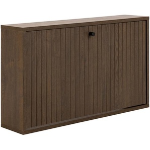 Schuhkipper, Dunkelbraun, Holz, Holzwerkstoff, Eiche, furniert, 71.6x43x17 cm, Fsc, Typenauswahl, Beimöbel erhältlich, hängend, Garderobe, Schuhaufbewahrung, Schuhkipper
