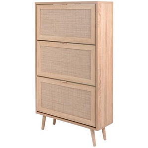 Schuhkipper  Rafia ¦ holzfarben ¦ Maße (cm): B: 70 H: 125 T: 24.0