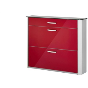 Schuhkipper - rot - Materialmix - 117 cm - 97 cm - cm 28,0 | Möbel Kraft