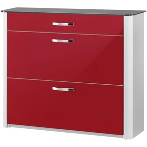 Schuhkipper - rot - Materialmix - 117 cm - 97 cm - cm 35,0 | Möbel Kraft