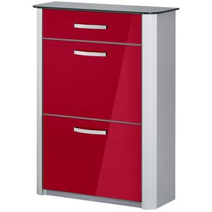 Schuhkipper - rot - Materialmix - 71 cm - 97 cm - cm 28,0 | Möbel Kraft