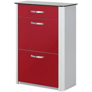 Schuhkipper - rot - Materialmix - 71 cm - 97 cm - cm 35,0 | Möbel Kraft