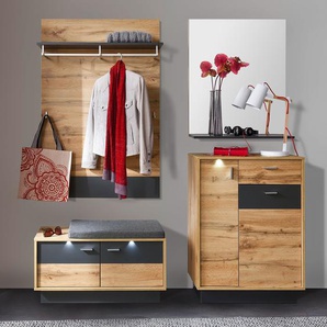 Schuhkommode Coast 69 x 96 x 35cm Braun