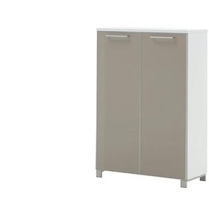 Schuhkommode  Duna ¦ beige ¦ Maße (cm): B: 84 H: 126 T: 37.0