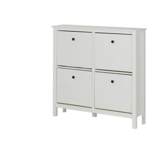 Schuhkommode  Landliv ¦ weiß ¦ Maße (cm): B: 107 H: 101 T: 25.0