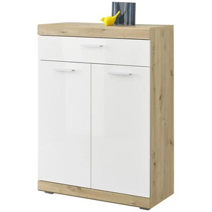 Schuhkommode  Novagli ¦ weiß ¦ Maße (cm): B: 80 H: 111 T: 38.0