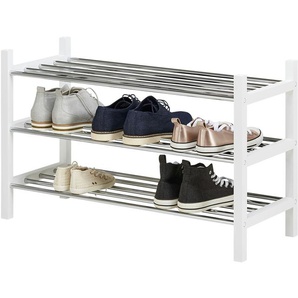 Schuhregal  Alimos ¦ weiß ¦ Maße (cm): B: 77 H: 48 T: 30.0