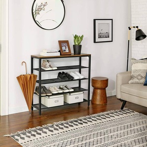 Schuhregal Bettyhill II 100cm Braun