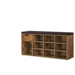 Schuhregal   ¦ braun ¦ Maße (cm): B: 104 H: 48