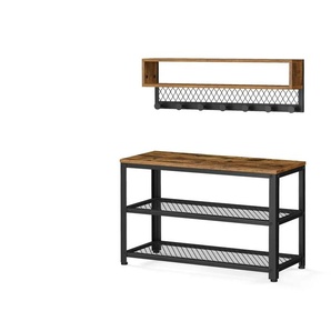 Schuhregal   ¦ braun ¦ Maße (cm): B: 73 H: 45,5