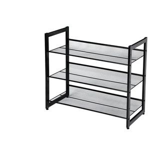 Schuhregal  Darren ¦ schwarz ¦ Maße (cm): B: 74 H: 62,8