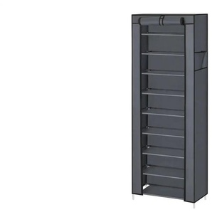 Schuhregal   ¦ grau ¦ Maße (cm): B: 58 H: 160