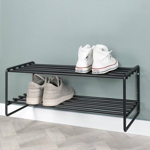 Schuhregal Opp 70 x 27 x 29cm Schwarz