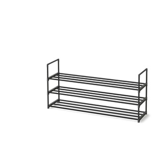 Schuhregal   ¦ schwarz ¦ Maße (cm): B: 117 H: 55