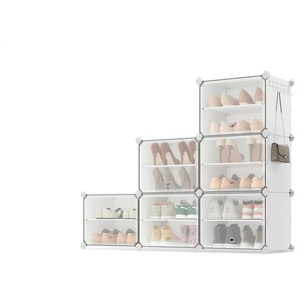 Schuhregal   ¦ weiß ¦ Maße (cm): B: 124 H: 94