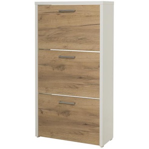 Schuhschrank  Anfo ¦ holzfarben ¦ Maße (cm): B: 61 H: 115 T: 25