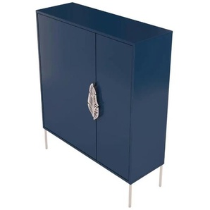 Schuhschrank  Merlin ¦ blau ¦ Maße (cm): B: 100 H: 120