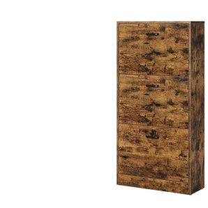 Schuhschrank   ¦ braun ¦ Maße (cm): B: 60 H: 120