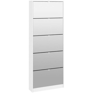 Schuhschrank BRYAN 4 Klappen MDF Schuhkipper Schuhregal Schuhablage Schrank