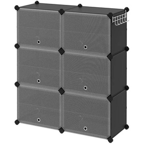 Schuhschrank  Damion ¦ schwarz ¦ Maße (cm): B: 83 H: 94