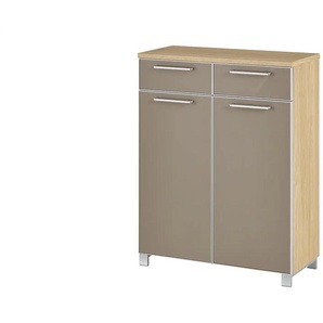 Schuhschrank  Duna ¦ beige ¦ Maße (cm): B: 84 H: 108 T: 37.0