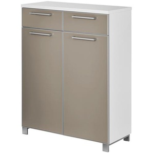 Schuhschrank  Duna ¦ beige ¦ Maße (cm): B: 84 H: 108 T: 37.0