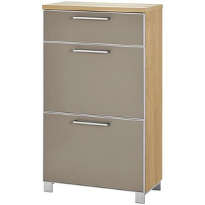 Schuhschrank  Duna ¦ beige ¦ Maße (cm): B: 61 H: 108 T: 31.0