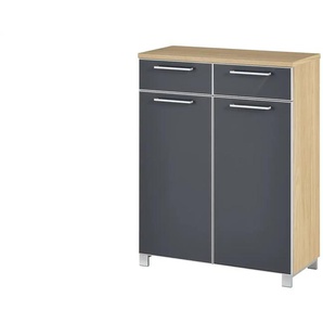 Schuhschrank  Duna ¦ grau ¦ Maße (cm): B: 84 H: 108 T: 37.0