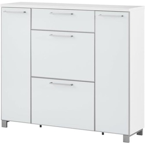 Schuhschrank  Duna ¦ weiß ¦ Maße (cm): B: 121 H: 108 T: 31.0
