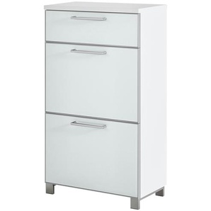 Schuhschrank  Duna ¦ weiß ¦ Maße (cm): B: 61 H: 108 T: 31.0