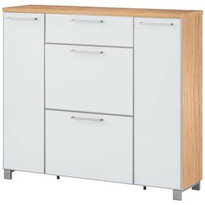 Schuhschrank  Duna ¦ weiß ¦ Maße (cm): B: 121 H: 108 T: 31.0