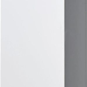 Schuhschrank EXPRESS KÜCHEN ARTA Schränke Gr. B/H/T: 60 cm x 207 cm x 58 cm, Türanschlag rechts, 1 St., grau (weiß, anthrazit) Schuhschränke