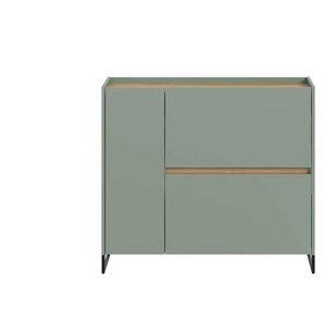 Schuhschrank   ¦ grün ¦ Maße (cm): B: 110 H: 94