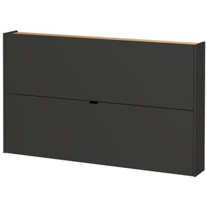 Schuhschrank GW-Ameca, graphit/Eiche-Nachbildung, inkl. Schuhkörbe