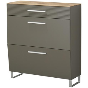 Wohnwert Schuhschrank   Helen ¦ grau ¦ Maße (cm): B: 93 H: 94 T: 36