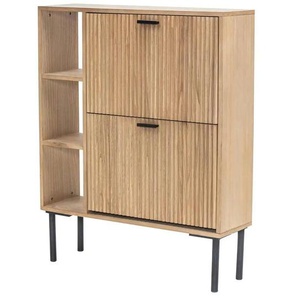 Schuhschrank   ¦ holzfarben ¦ Maße (cm): B: 80 H: 97,5