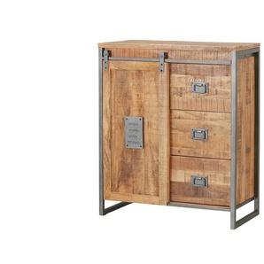 Schuhschrank - holzfarben - Materialmix - 85 cm - 100 cm - cm 40,0 | Möbel Kraft