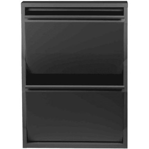 Schuhschrank KARL.02, schwarz